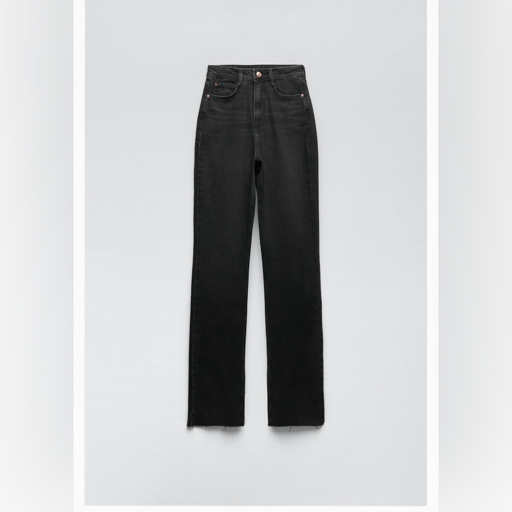 ZARA Z1975 HIGH RISE SLIM FLARED JEANS SIZE 0
